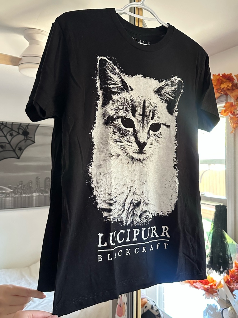 Lucipurr Cat Blackcraft Cult Clothing T-shirt - S